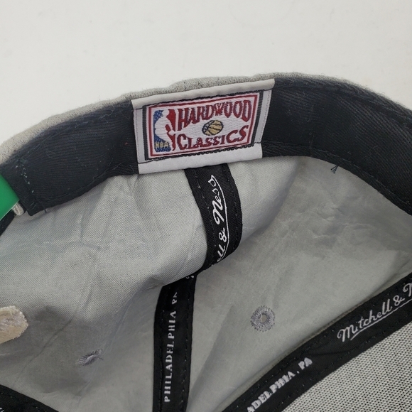 Mitchell Ness Boston Celtics Snapback Hat Ball Cap Wool 1-Sz 2024 NBA Champions - Picture 12 of 13